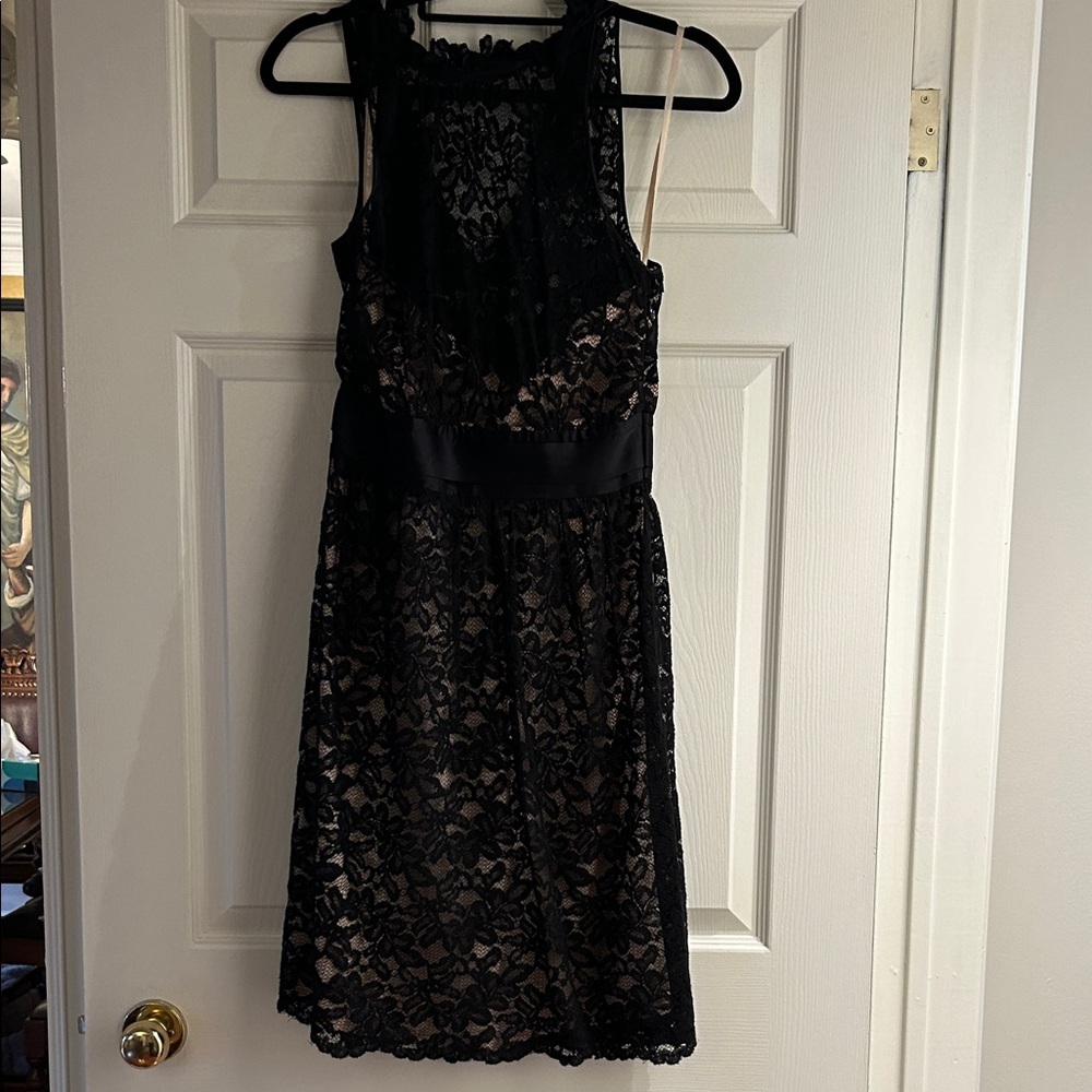 Banana Republic Black Lace Dress